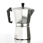 Cafetière italienne mocha en aluminium pour expresso - extraction du café (2 tasse 100 ml) Cafetière italienne mocha en aluminium pour expresso - extraction du café (2 tasse 100 ml)