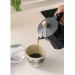 Cafetire italienne - thera moka retro - aluminium - 6 et 9 tasses - non compatible induction