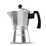 Cafetière italienne - minimoka - 984080000 - 12 tasses - acier inoxydable - ergonomique Cafetière italienne - minimoka - 984080000 - 12 tasses - acier inoxydable - ergonomique