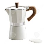 Cafetière moka 300ml moka pot en aluminium pour cuisinière 6 tasse machine à expresso pour les amateurs ... Cafetière moka 300ml moka pot en aluminium pour cuisinière 6 tasse machine à expresso pour les amateurs ...