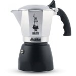 Cafeti�re � moka - bialetti - brikka - 017 l - aluminium - noir