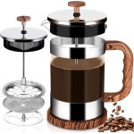 Cafetière À piston 1000ml français presse café en verre cafetière À presse française verre résistant ... Cafetière À piston 1000ml français presse café en verre cafetière À presse française verre résistant ...
