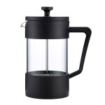 Cafetire  piston en verre borosilicate haute densit cafetire  filtre thire