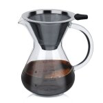 Cafeti�re � verser filtre � caf� manuelle carafe en verre borosilicate cafeti�re manuelle pour - over ...