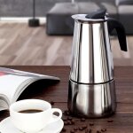 Cafetire italienne 12 tasses en acier inoxydable cafetiere