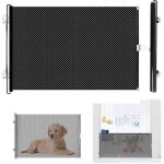 Cage pour chien barri�re pour chien escalier extensible pour la s�curit� des petits animaux filet de ...