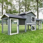 Cage clapier enclos lapin extérieur en bois haute qualité pour lapins petits animaux - modèle : 085 don ... Cage clapier enclos lapin extérieur en bois haute qualité pour lapins petits animaux - modèle : 085 don ...