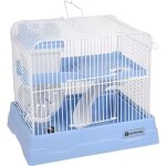 Cage dinky bleu 30 x 23 x 26 cm pour petit rongeur - flamingo