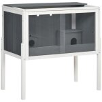 Cage hamster nains bois 82x45x81cm gris 2 cabanes + accessoires - grande cage rongeurs&souris habitat ... Cage hamster nains bois 82x45x81cm gris 2 cabanes + accessoires - grande cage rongeurs&souris habitat ...