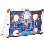 Cage de handball enfant extérieure - homcom - 5 zones cibles - pompe - ballon de handball gonflable - ... Cage de handball enfant extérieure - homcom - 5 zones cibles - pompe - ballon de handball gonflable - ...