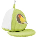 Cage nid oiseau u2013 hamac chaud pour petits animaux compagnie confort hivernal avec fonction en peluche ...