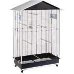 Cage � oiseaux ferplast nota voli�re ext�rieure en m�tal avec accessoires 111x665xh 167 cm
