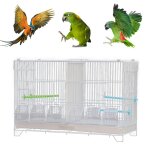 Cage pour oiseaux - mengda - cage d�levage - pour perruches / cacato�s / perroquets / canaries - moyen ...