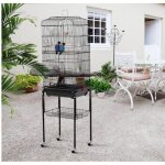 Cage oiseaux avec roulettes volière perruche calopsittes inséparables mandarins canaris Cage oiseaux avec roulettes volière perruche calopsittes inséparables mandarins canaris