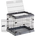 Cage pliable pour trs petits chiens superior 60 clture mtallique, avec sparateur, double verrouillage ...