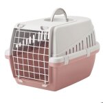 Cage de transport trotters rose taille : m - savic