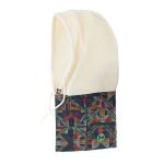Cagoule et cache - cou polaire 38300 homme - femme - blanc - multicolore