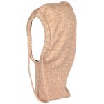 Cagoule - nyls cr�ation - cagoule marron clair tendance balaclava en laine classe balak - marron