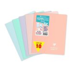 Cahier - clairefontaine - 951481c - couverture bicolore - 10 cahiers - papier 90 g / m² Cahier - clairefontaine - 951481c - couverture bicolore - 10 cahiers - papier 90 g / m²