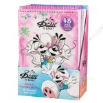 Cahier de coloriage a4 diddl  spirale modle alatoire