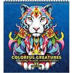 Cahier de coloriage pour adultes - 32 mandalas animaux relaxants - r�duction du stress avec reliure spirale ...