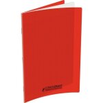 Cahier - conquerant - seys 96 pages - 90 g / m - couverture polypropylne rouge - 24 x 32 cm