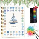 Cahier daquarel - cahier daquareld�butants - coffret peinture id�al d�butants - loisirs cr�atifs - pour ...