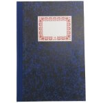 Cahier de comptes - dohe - 9950 - a4 - 100 volets - couverture rigide - bleu