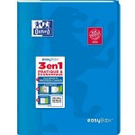 Cahier easybook agrafe 24x32 96p 90g seyes bleu