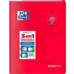 Cahier easybook agrafe 24x32 96p 90g seyes rouge