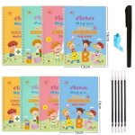 Cahier magique �criture fran�aise8 cahier calligraphie enfant avec 1 stylo + 5 recharges