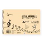 Cahier de musique a5 90g 40 pages à spirale Cahier de musique a5 90g 40 pages à spirale