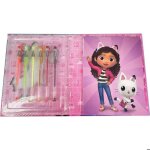 Cahier et stylos gel - kids licensing - gabbys dollhouse - multicolore - 3 � 8 ans - int�rieur