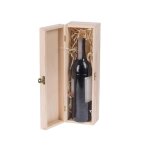 Caisse bois vin - amazinggirl - pour 1 bouteille - boite en bois avec couvercle