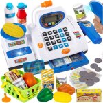 Caisse enregistreuse jouet avec 30 accessoiresson et lumière scannerlongueur : 31 cm grand supermarché ... Caisse enregistreuse jouet avec 30 accessoiresson et lumière scannerlongueur : 31 cm grand supermarché ...