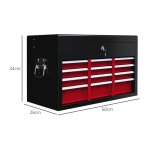 Caisse � outils caisse � outils 6 tiroirs serrure bo�te � outils poign�e caisse � outils acier rouge ...