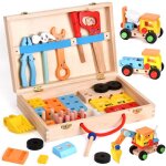 Caisse � outils enfant jouets en bois boite a outil enfant diy jeux de construction enfant pour gar�ons ...