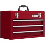 Caisse à outils vide de 51x22x32 cm avec 3 tiroirs un compartiment de rangement sur le dessus une poignée ... Caisse à outils vide de 51x22x32 cm avec 3 tiroirs un compartiment de rangement sur le dessus une poignée ...