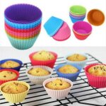 Caissettes cupcakes en silicone set de 24 moule en silicone pour muffins cupcakes gteau rond et gele ... Caissettes cupcakes en silicone set de 24 moule en silicone pour muffins cupcakes gteau rond et gele ...