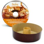 Moule � savarin en papier - decora - 0320175 - lot 3 - �22 x h7 cm - r�sistant 200�c