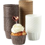 Caissettes  muffins en papier 300 mini moules  cupcakes pour mariage anniversaire gobelets jetables ...