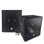 Caissons de basses subwoofer 18 passif bm sonic bms - sub18 - p - 2x1000w max - boomer 46cm - speakon ...