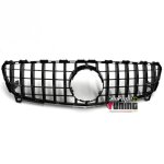 Calandre ligne amg gt r full black pour mercedes classe a w176 2015 - 2018 ph2 (05181)
