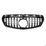 Calandre look amg gt noir brillant pour mercedes classe a w176 phase 1 de 2012  08 / 2015