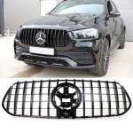 Calandre look amg gt panamerica noir mercedes gle v167 et gle coupe c167 a partir de 02 / 2019