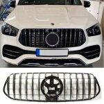 Calandre pour mercedes gle w167 suvgle coupe c167 chrome 2020 - 2023