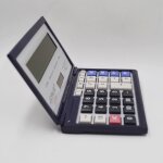 Calculatrice de base - gigicial - modle portable - grand cran lcd - double alimentation solaire - 12 ...