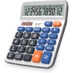 Calculatrice de bureau lectronique minimaliste  12 chiffres avec grand cran lcd (5 mo)