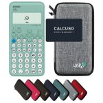 Calculatrice casio fx - 92 collge avec housse de protection wyngs incluse gris clair - calculatrice ...