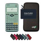 Calculatrice casio fx - 92 + spciale collge avec housse de protection wyngs incluse gris fonc - calculatric ...